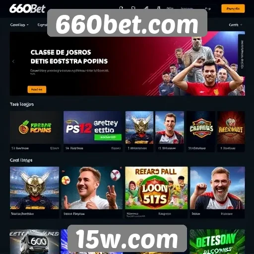 Análise da variedade de jogos disponíveis no 660bet
